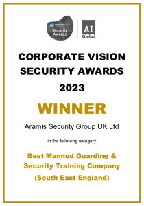 Corporate Vision Security Award winner 2023